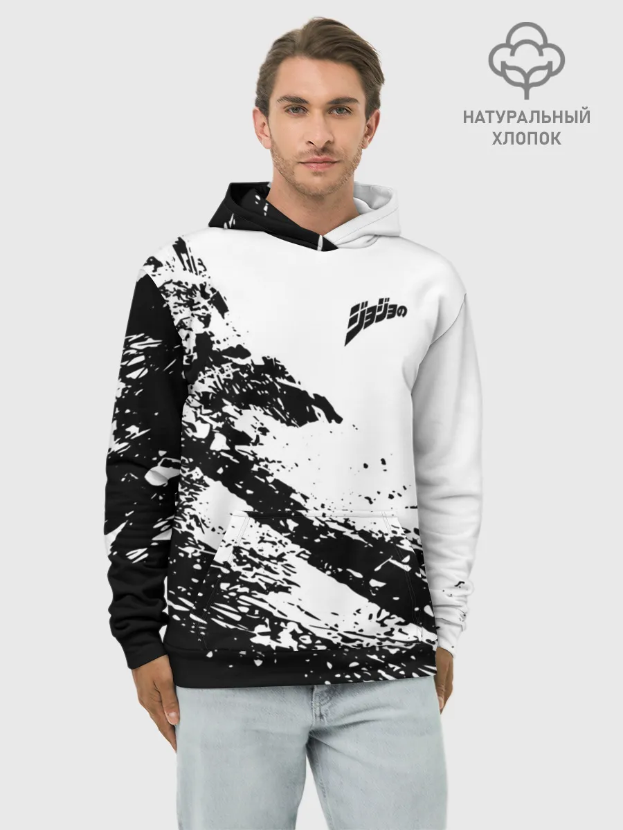 Худи мужской база хлопок / JoJo logo