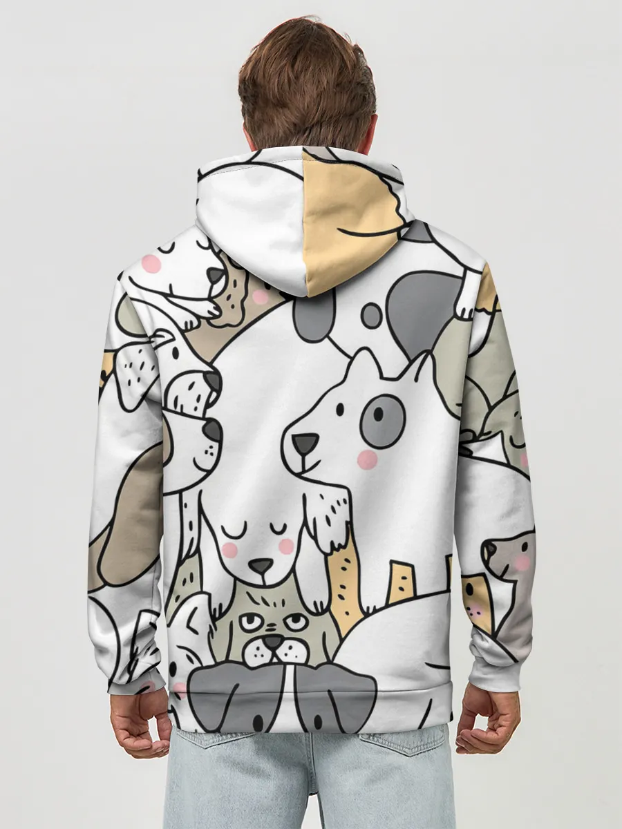 Худи мужской база хлопок / Собачье собрание