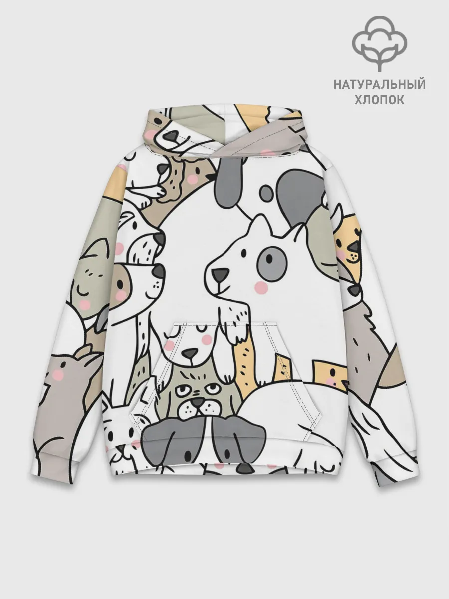 Худи мужской база хлопок / Собачье собрание