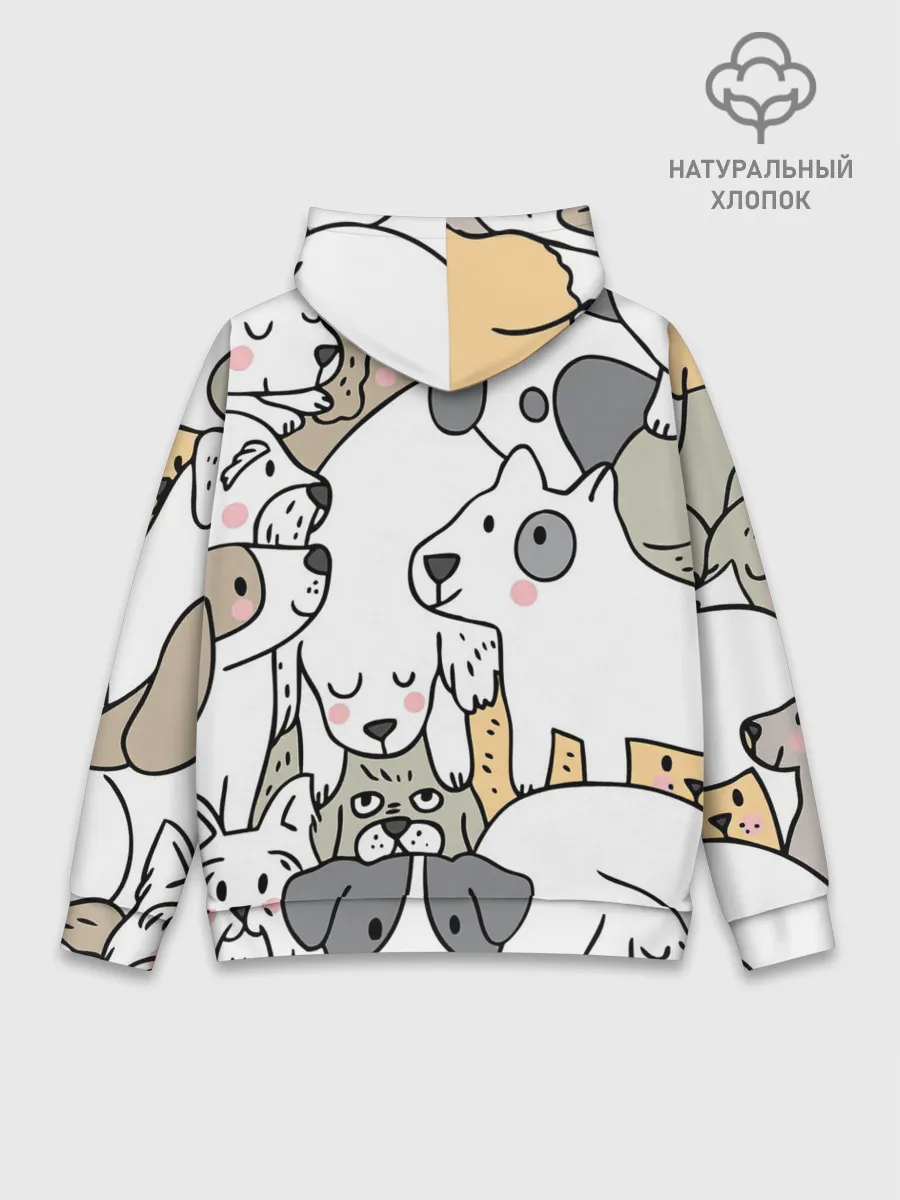 Худи мужской база хлопок / Собачье собрание