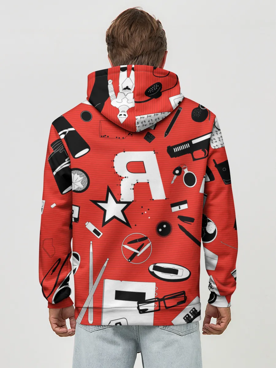 Худи мужской база хлопок / Rockstar