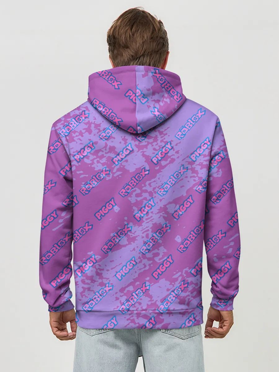 Худи мужской база хлопок / Свинка Пигги из Roblox