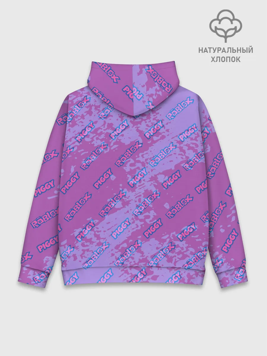 Худи мужской база хлопок / Свинка Пигги из Roblox