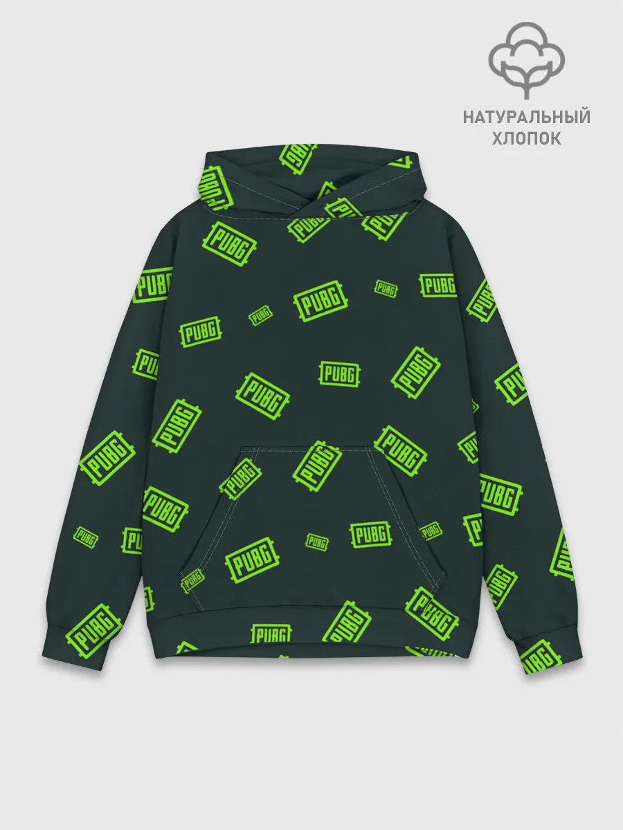 Худи мужской база хлопок / PUBG / ПАБГ