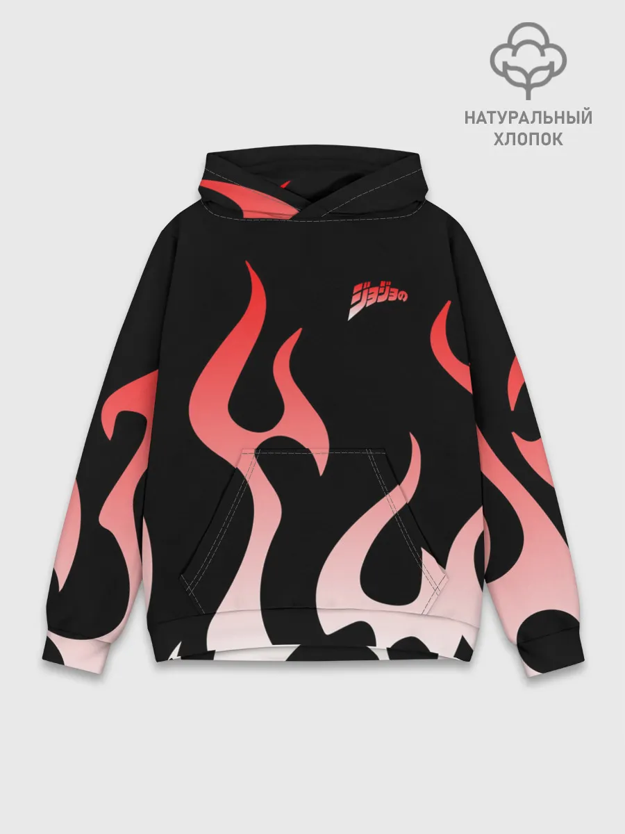 Худи мужской база хлопок / Приключения ДжоДжо