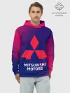 Худи мужской база хлопок / MITSUBISHI / МИТСУБИСИ