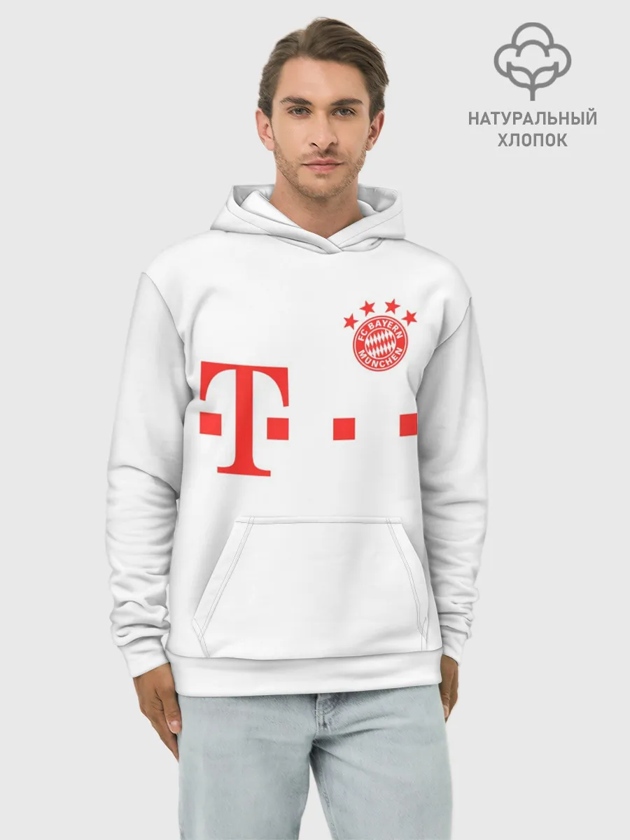 Худи мужской база хлопок / FC Bayern M?nchen 20/21