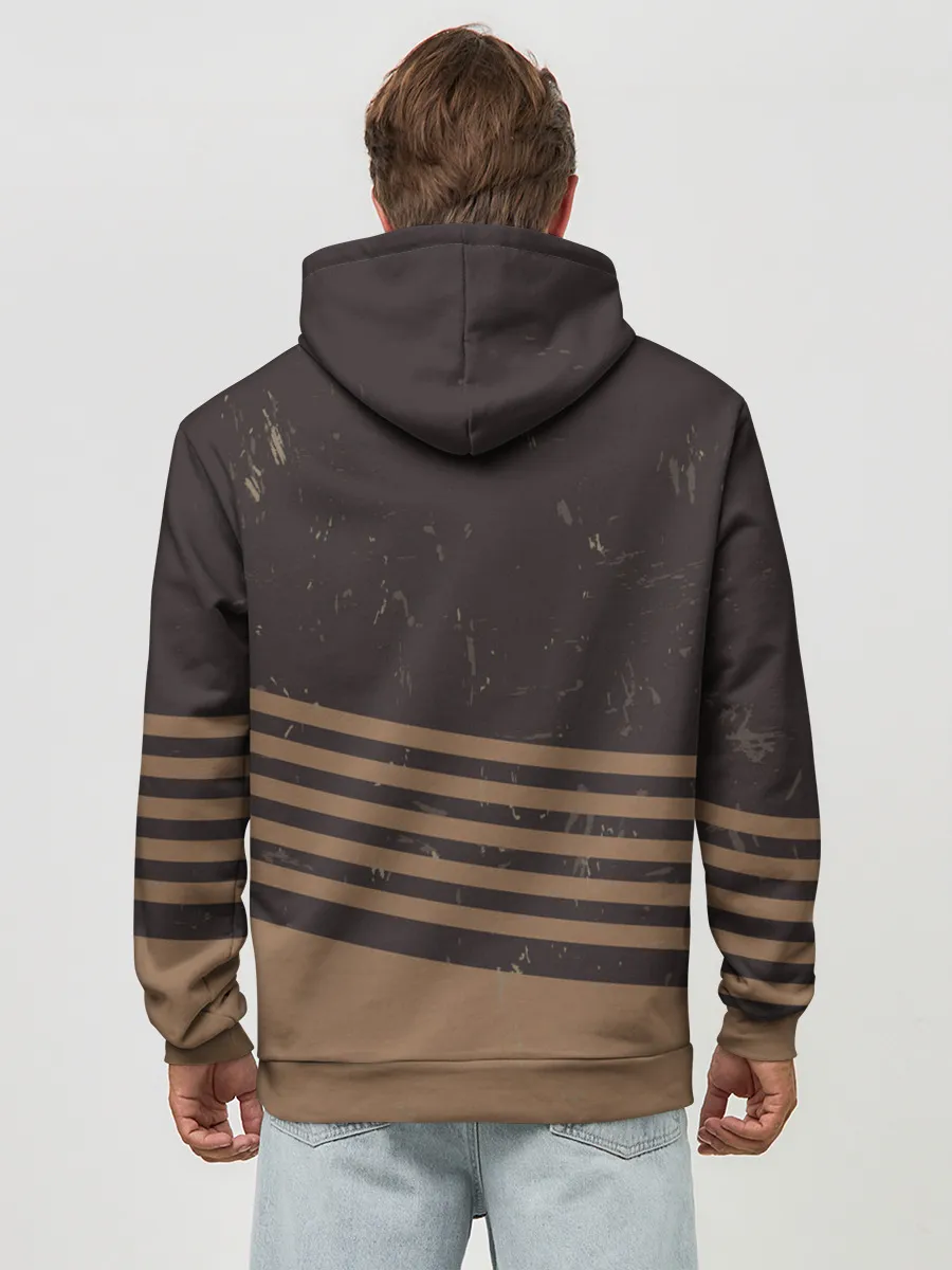 Худи мужской база хлопок / Ретро Виски