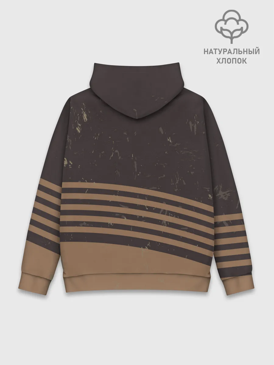 Худи мужской база хлопок / Ретро Виски