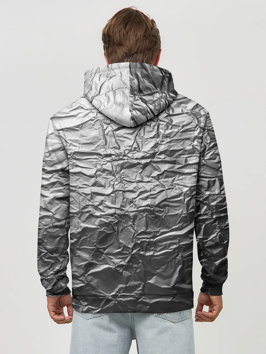 Худи мужской база хлопок / Фольга