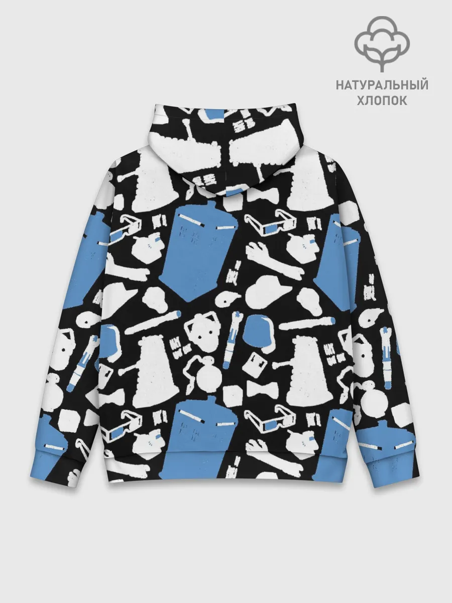 Худи мужской база хлопок / ТАРДИС