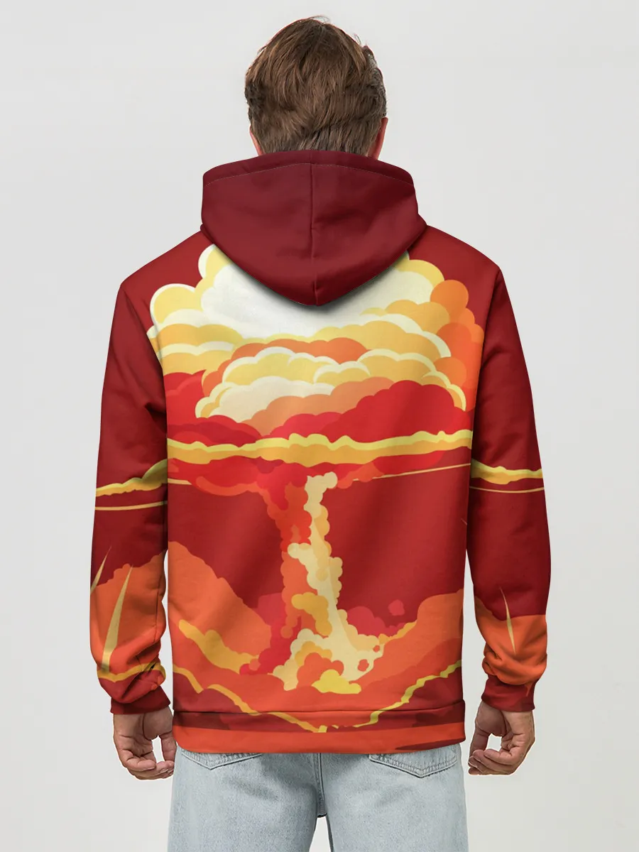 Худи мужской база хлопок / PUBG Skull