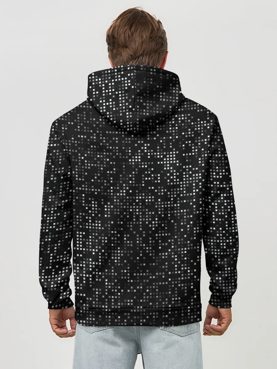 Худи мужской база хлопок / Блестящие полутона