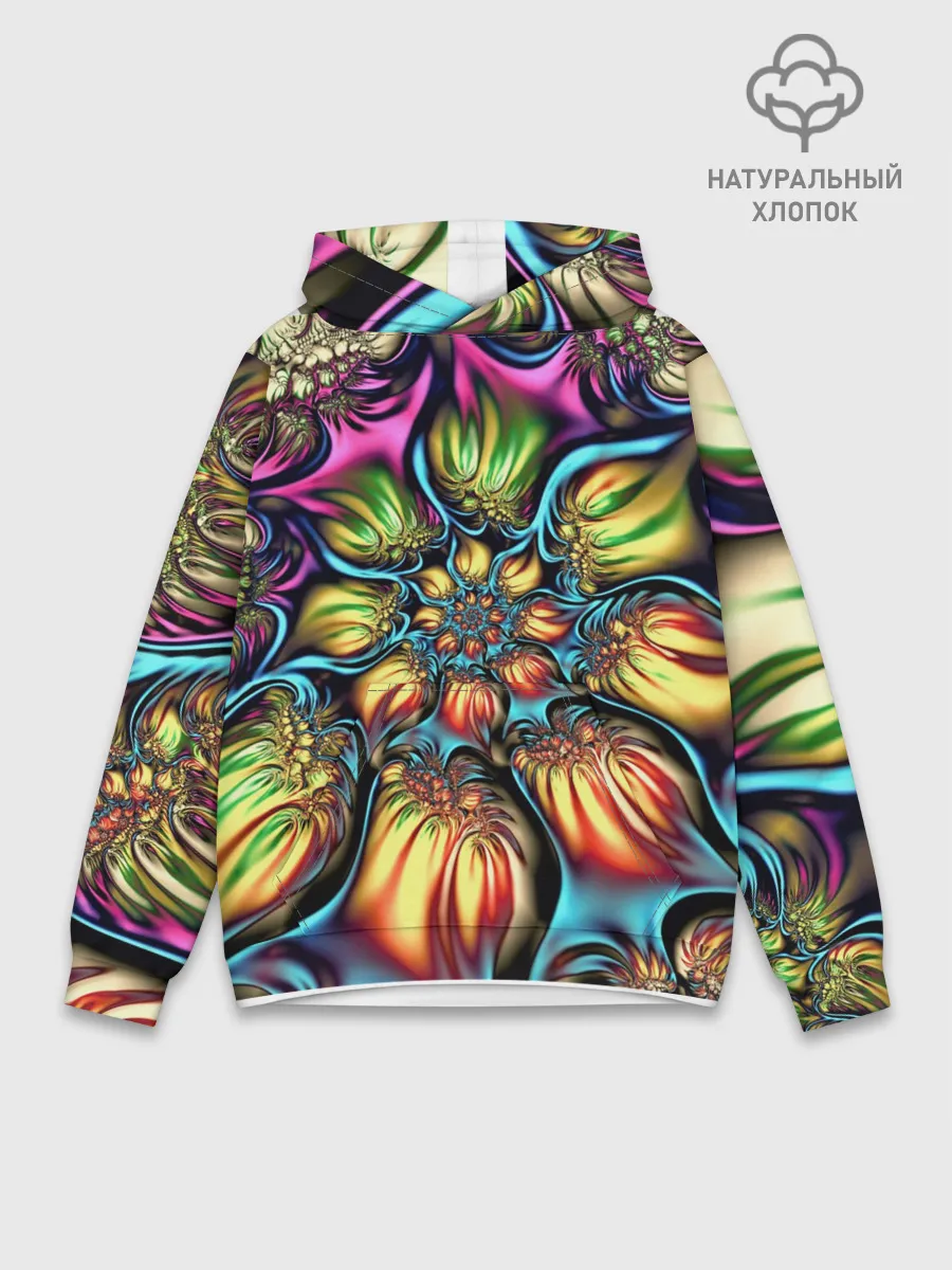 Худи мужской база хлопок / Абстракция