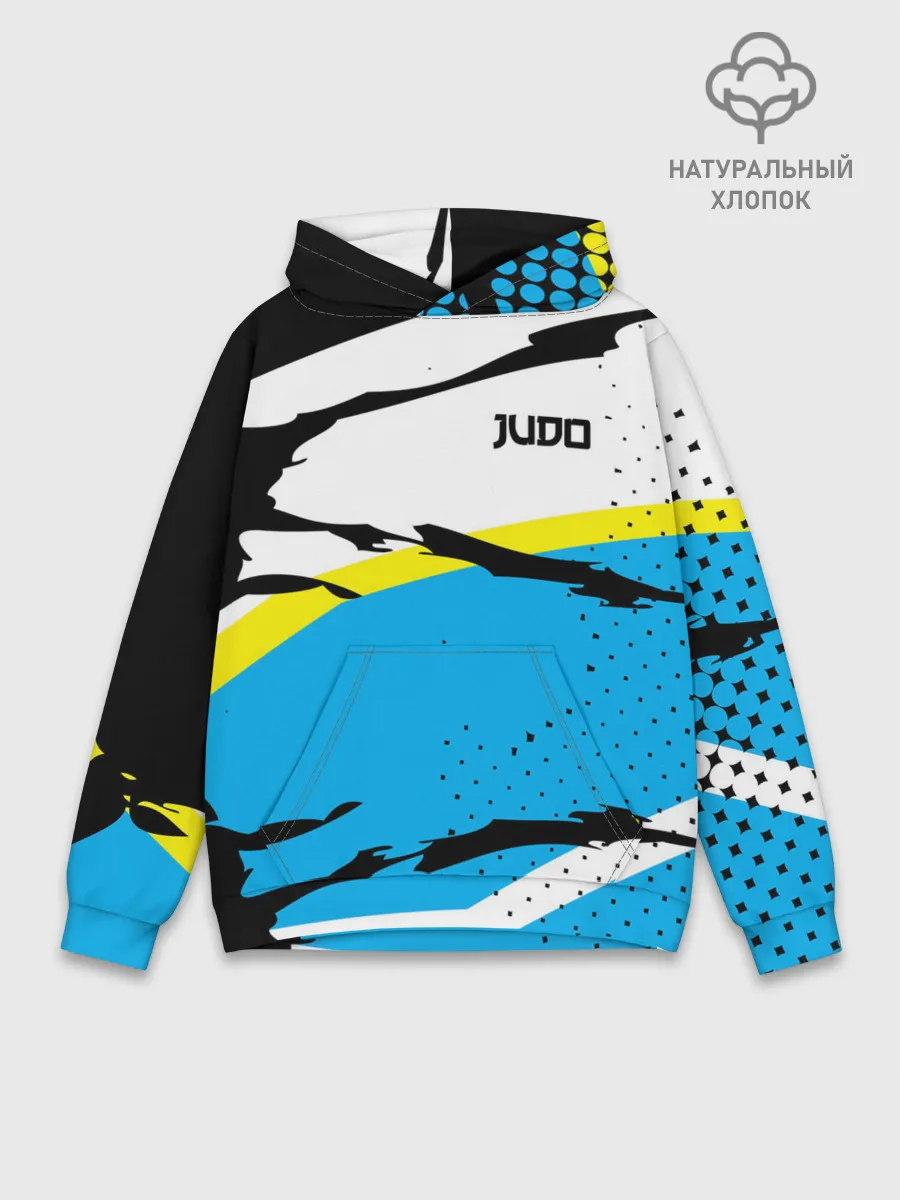 Худи мужской база хлопок / JUDO | ДЗЮДО