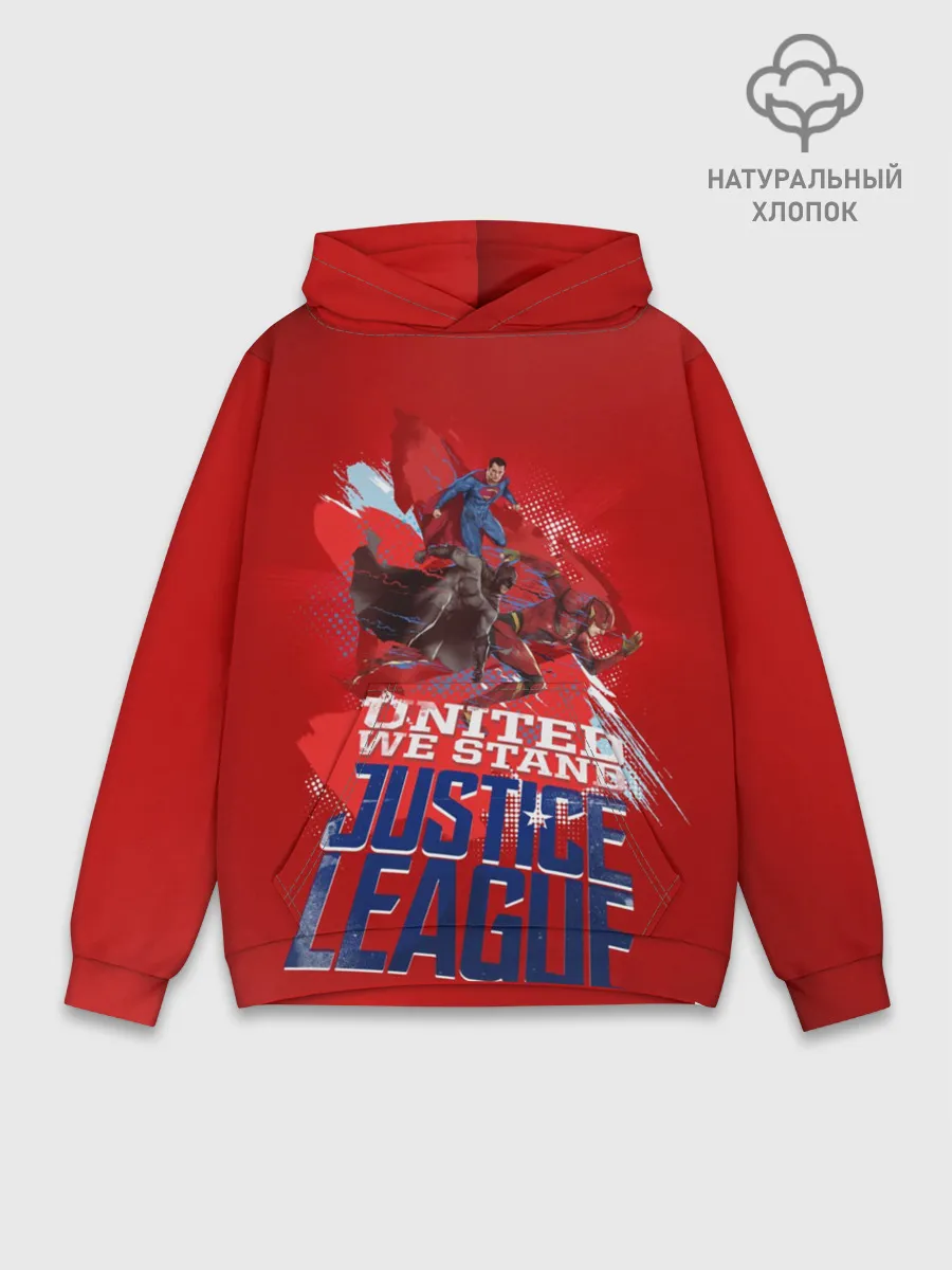 Худи мужской база хлопок / Justice League