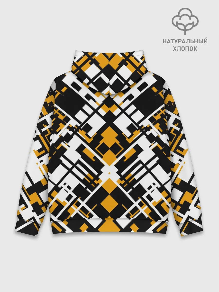 Худи мужской база хлопок / КИБЕРПАНК,ФАНТАСТИКА,ГЕОМЕТРИЯ