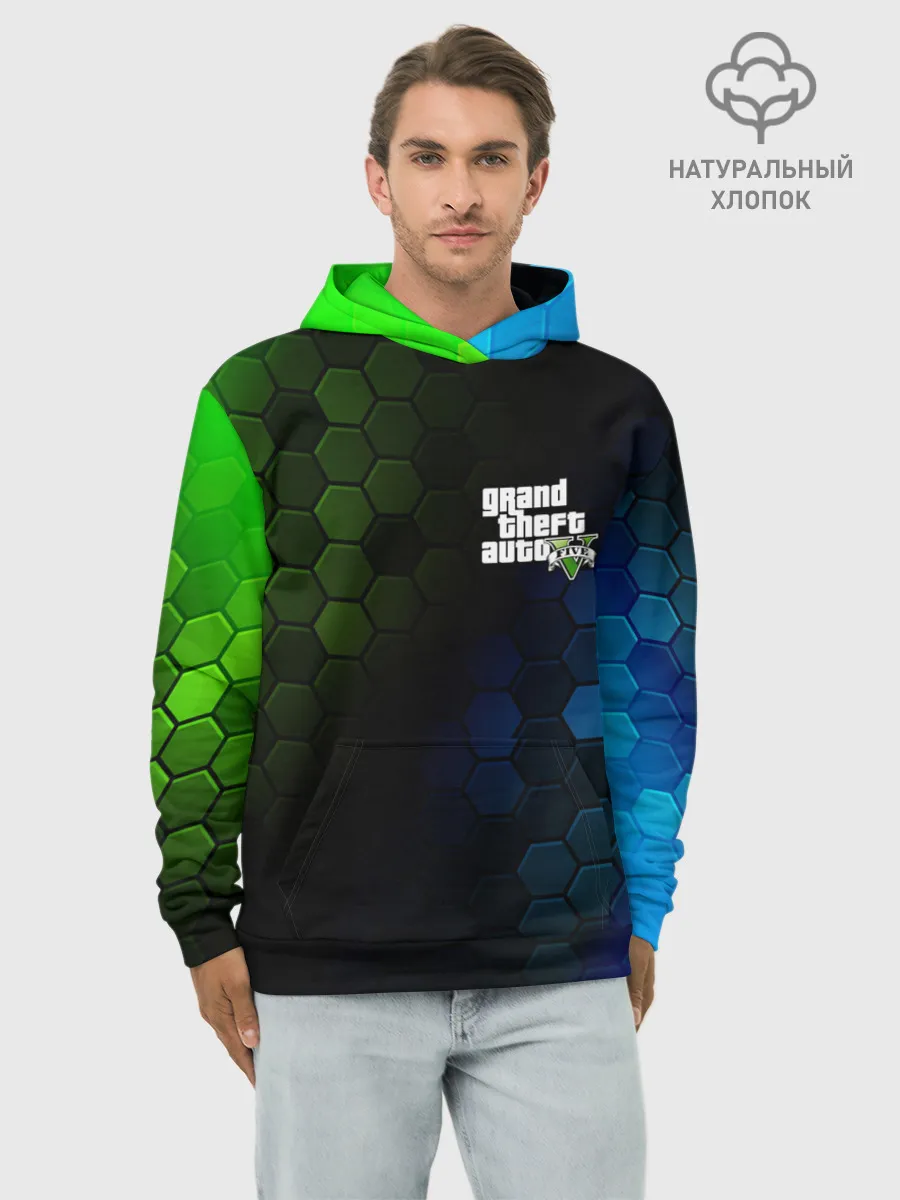 Худи мужской база хлопок / GTA 5 / ГТА 5