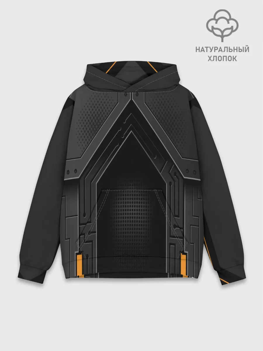 Худи мужской база хлопок / Броня робота