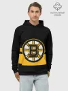 Худи мужской база хлопок / BOSTON BRUINS NHL