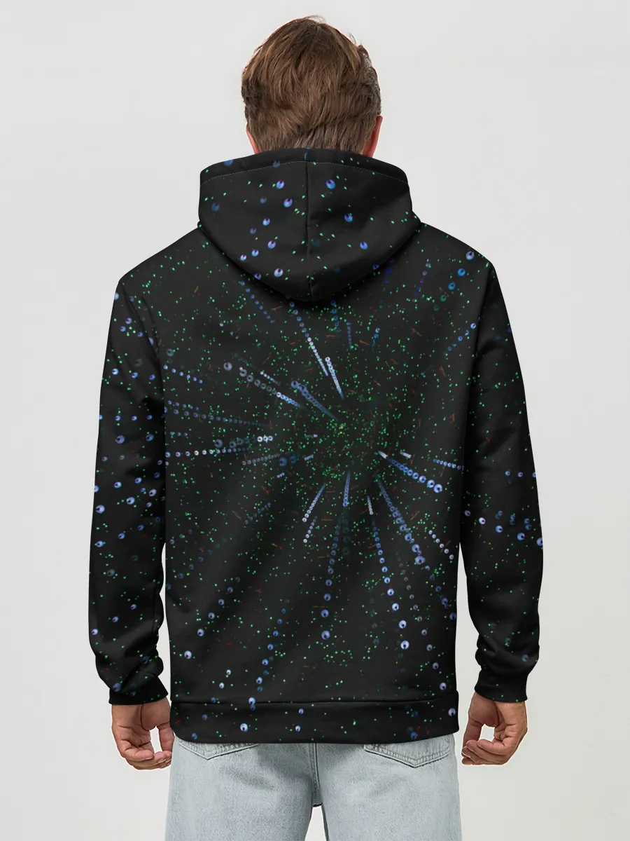 Худи мужской база хлопок / Свет сияние погружение блики