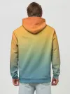 Худи мужской база хлопок / Мягкий летний градиент