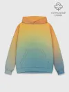 Худи мужской база хлопок / Мягкий летний градиент
