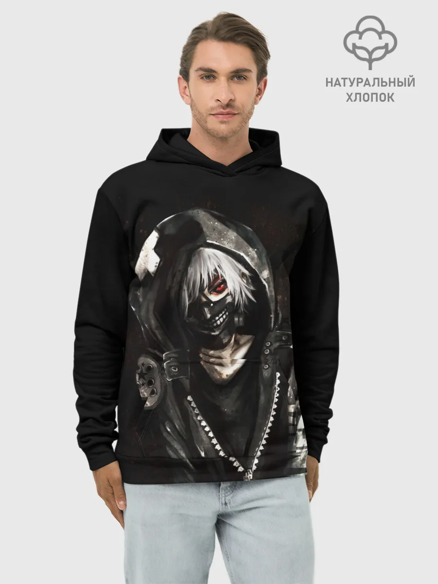 Худи мужской база хлопок / Токийский гуль