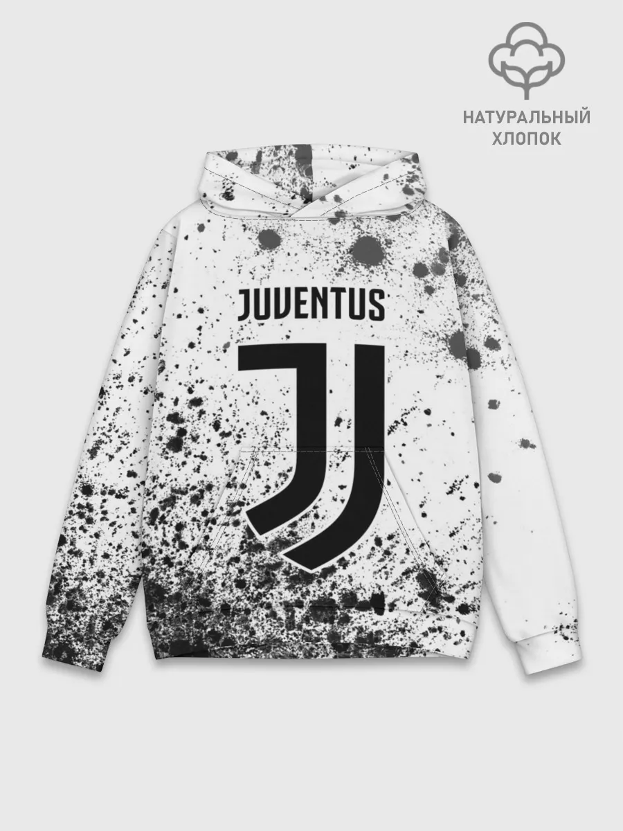 Худи мужской база хлопок / JUVENTUS / ЮВЕНТУС
