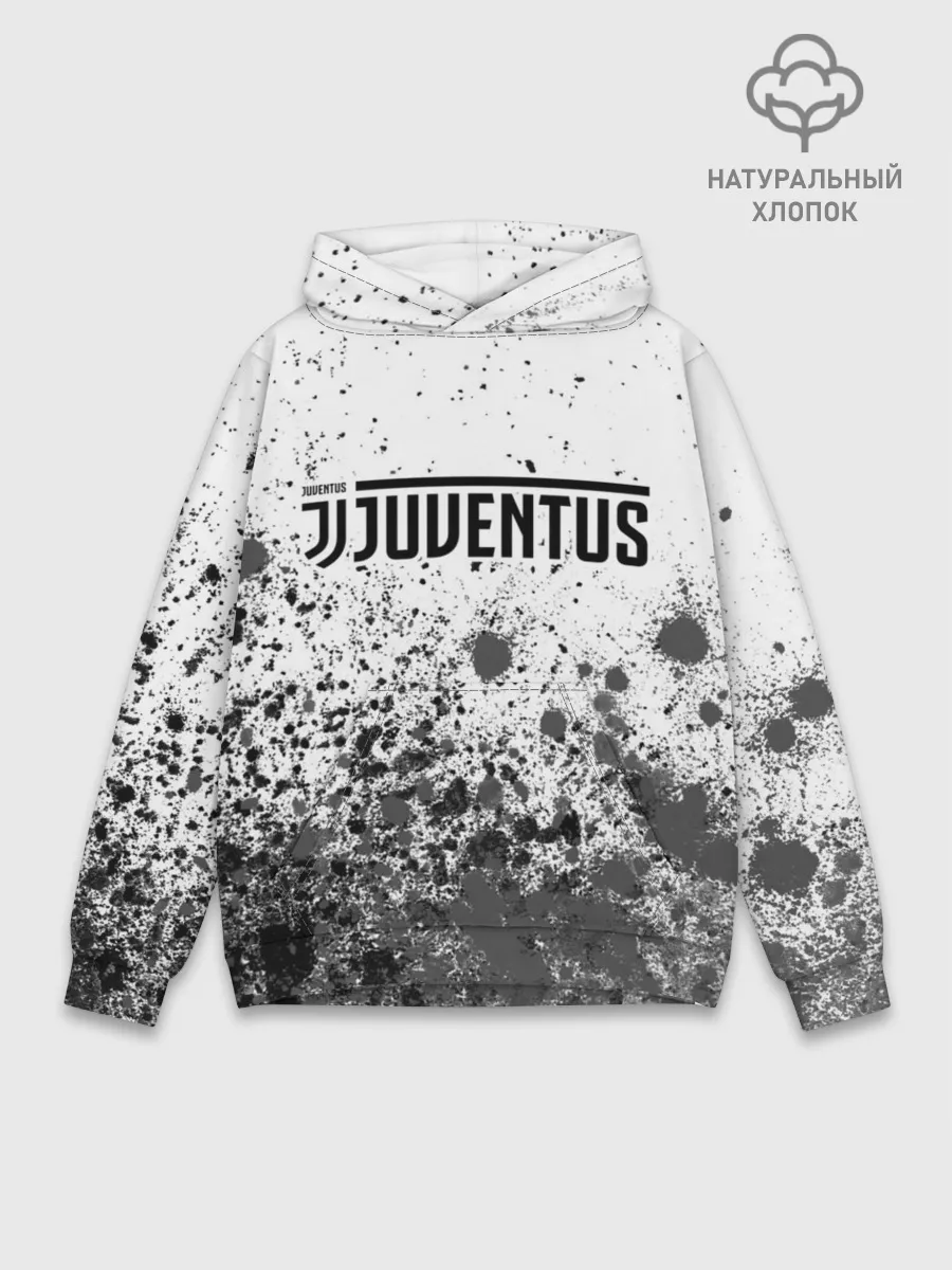 Худи мужской база хлопок / JUVENTUS / ЮВЕНТУС