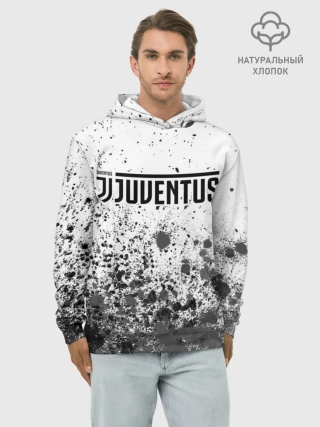 Худи мужской база хлопок / JUVENTUS / ЮВЕНТУС