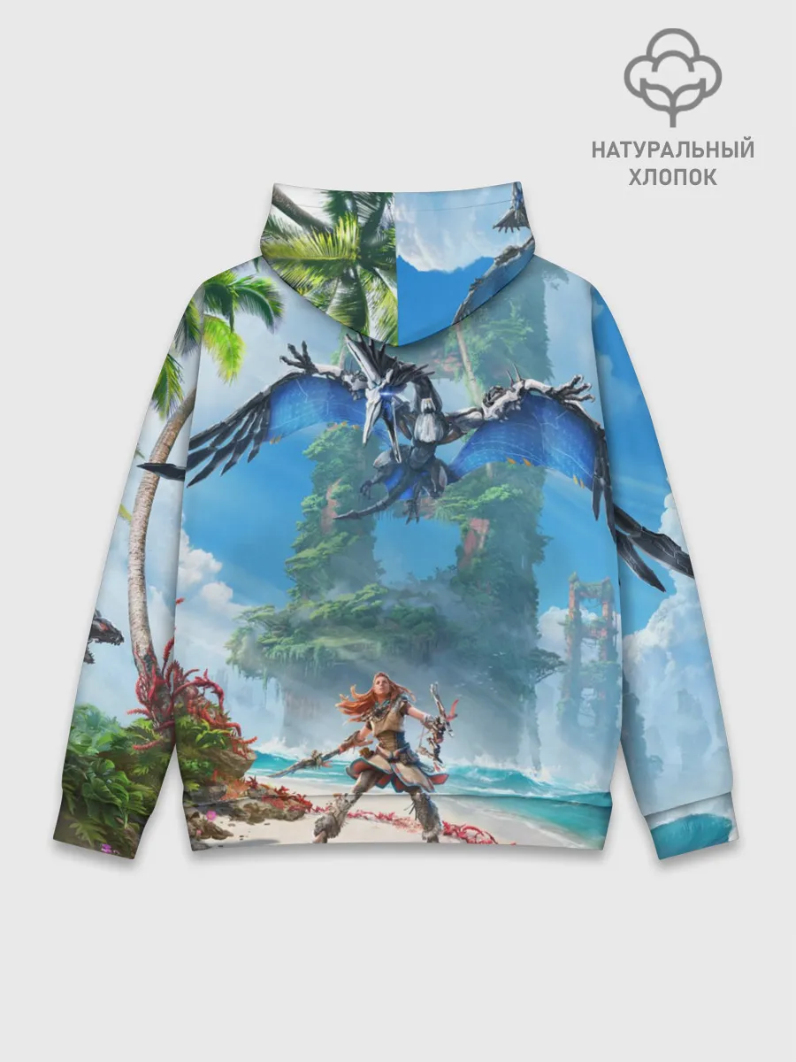 Худи мужской база хлопок / Horizon Forbidden West