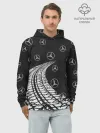 Худи мужской база хлопок / MERCEDES / МЕРСЕДЕС