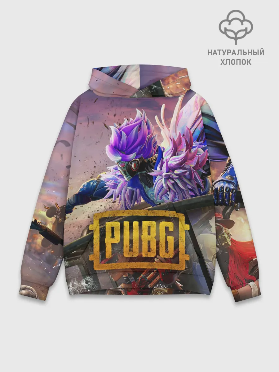 Худи мужской база хлопок / PUBG