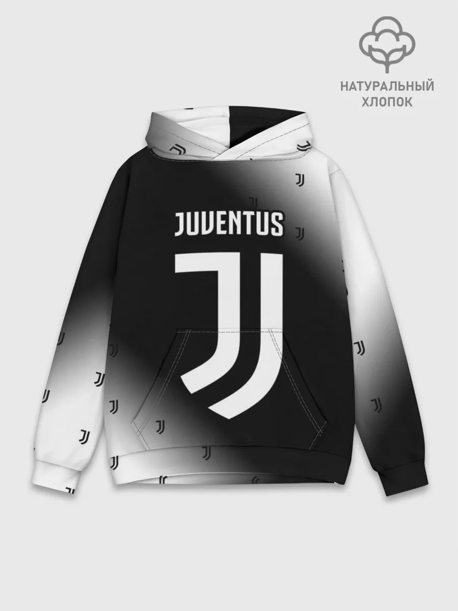 Худи мужской база хлопок / JUVENTUS / ЮВЕНТУС