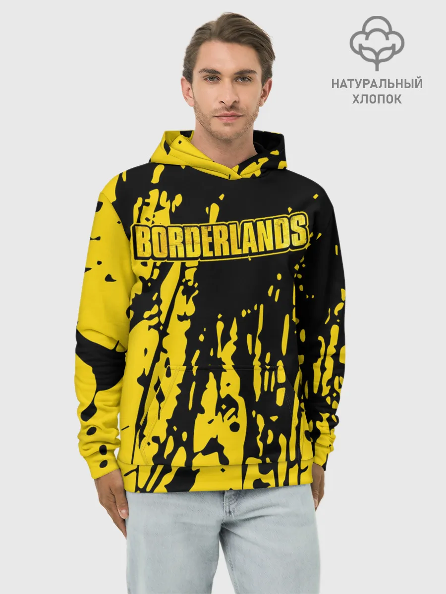 Худи мужской база хлопок / Borderlands
