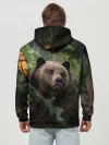 Худи мужской база хлопок / Медведь