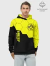 Худи мужской база хлопок / Borussia Dortmund