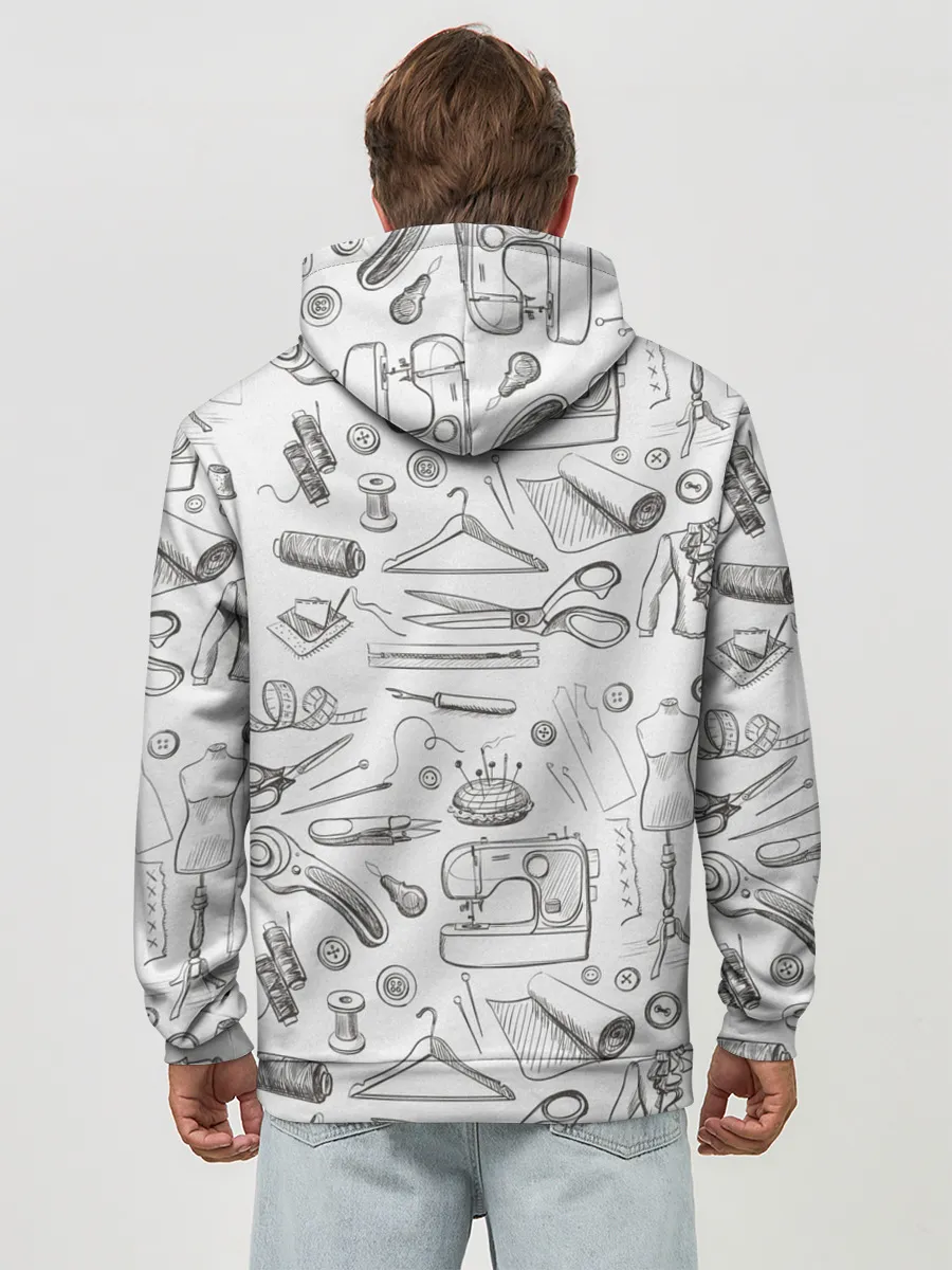 Худи мужской база хлопок / для швеи