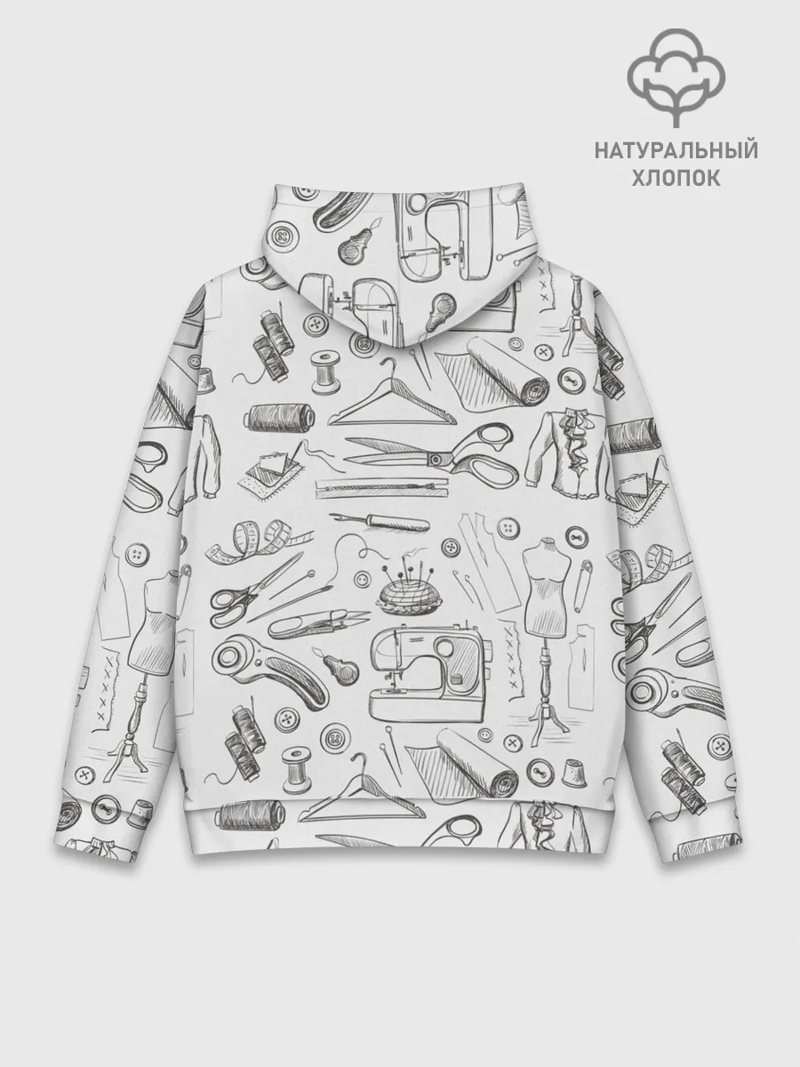 Худи мужской база хлопок / для швеи