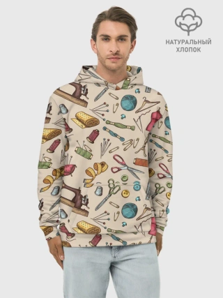 Худи мужской база хлопок / предметы шитья
