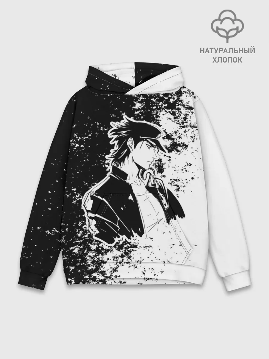 Худи мужской база хлопок / Приключения ДжоДжо