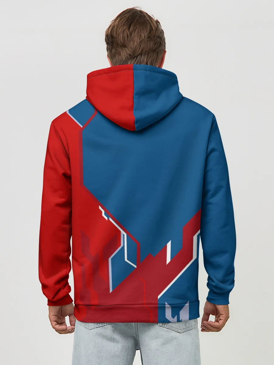 Худи мужской база хлопок / Знак Супермен