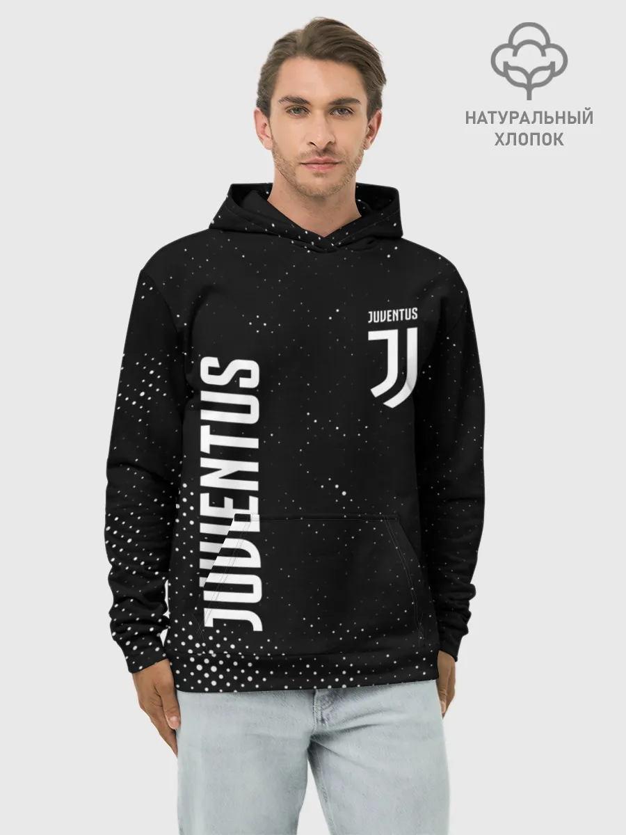 Худи мужской база хлопок / JUVENTUS / ЮВЕНТУС