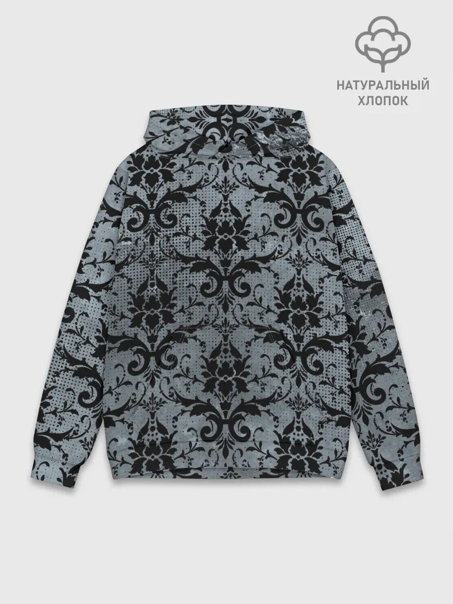 Худи мужской база хлопок / Винтаж