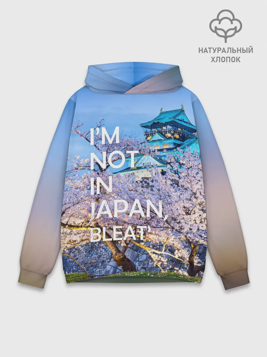 Худи мужской база хлопок / Я не в Японии 10