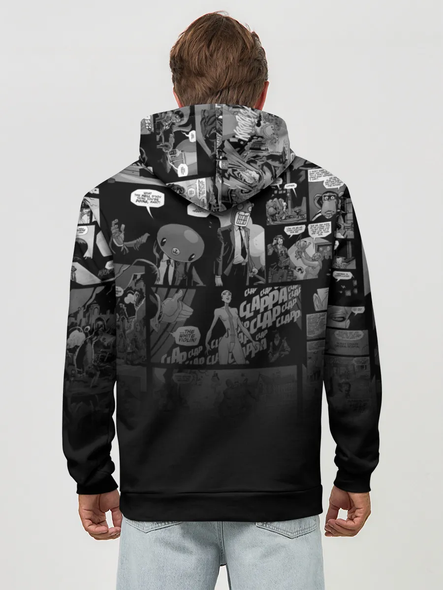 Худи мужской база хлопок / Академия Амбрелла