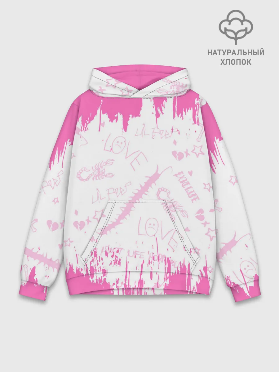 Худи мужской база хлопок / LIL PEEP / ЛИЛ ПИП