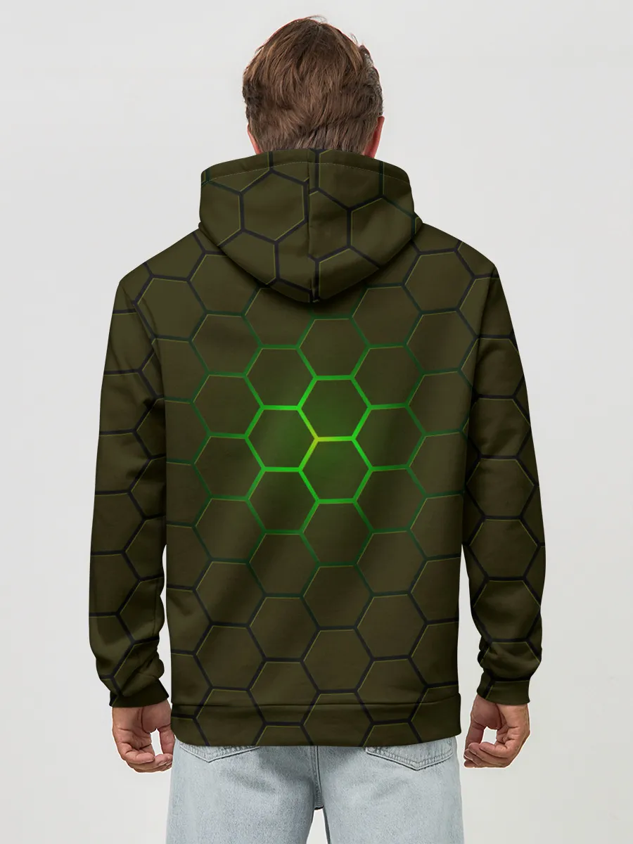 Худи мужской база хлопок / Land Rover