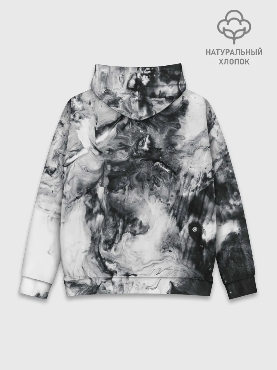 Худи мужской база хлопок / МРАМОР